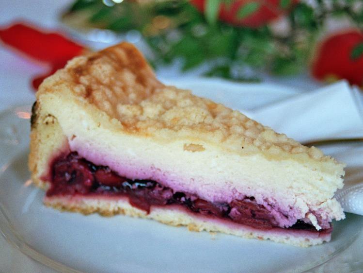 Käse-Kirschkuchen
