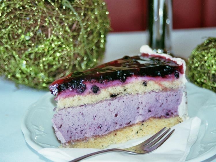 Blaubeer-Quarktorte